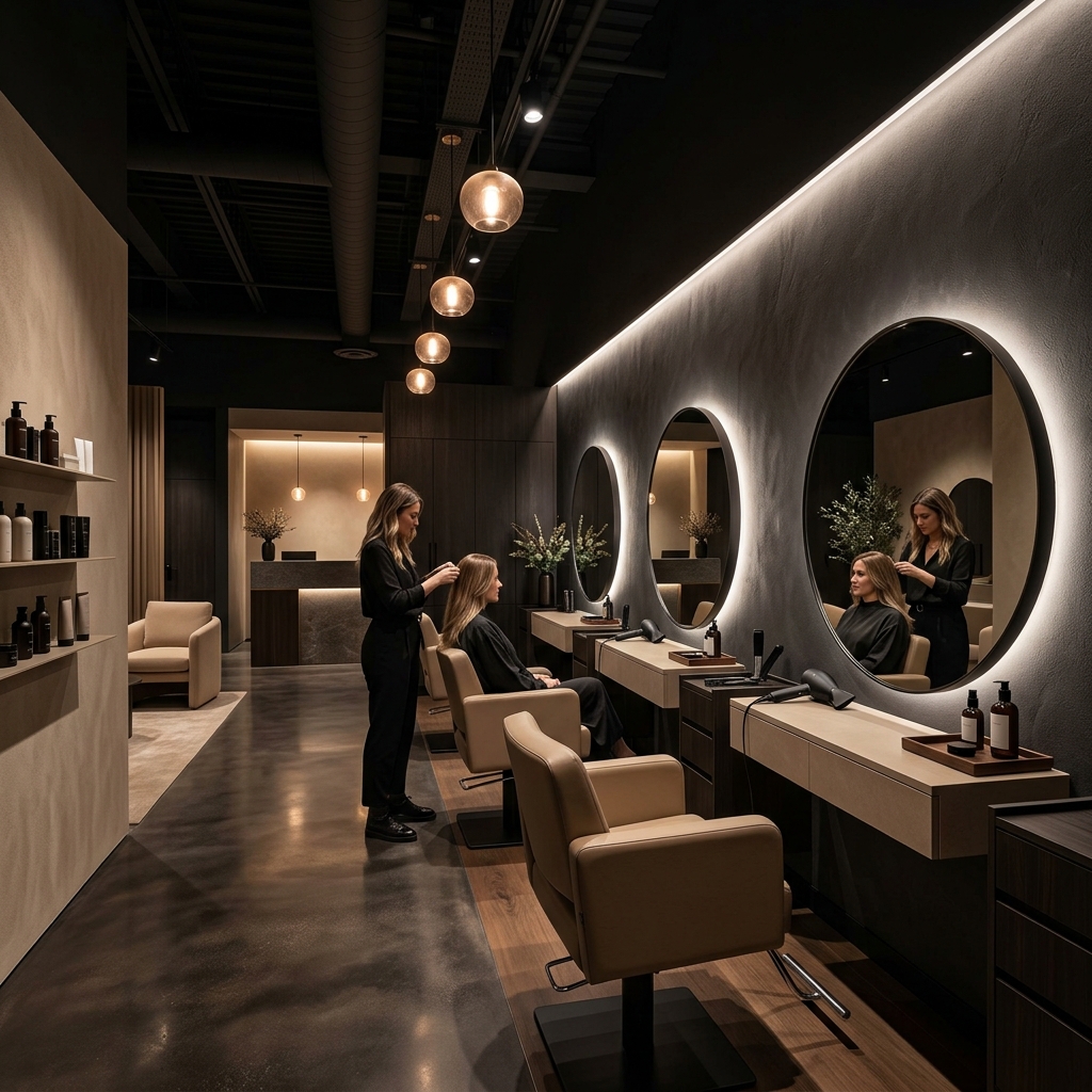 Interior do Spazio Hair Concept